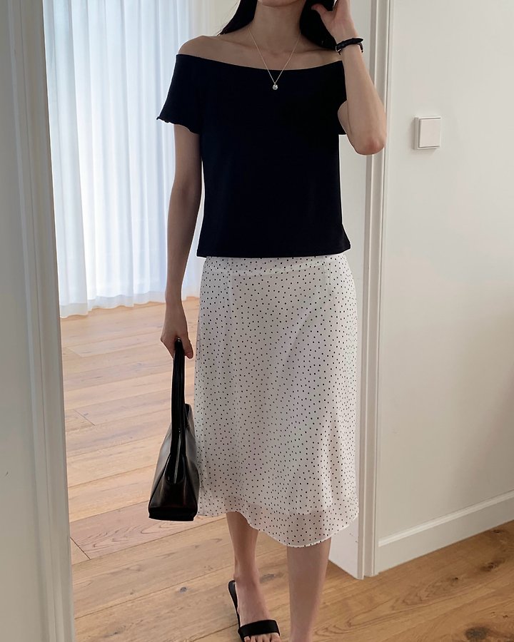 Something Else - Korean Women Fashion - #romanticstyle - Arle Dot Skirt - 3