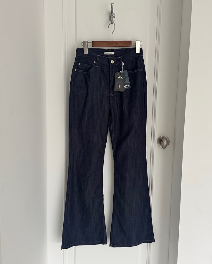 Something Else - Korean Women Fashion - #womensfashion - Summer Flare Denim Pants
