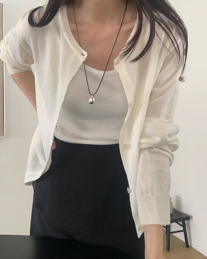 Something Else - Korean Women Fashion - #womensfashion - Tory Bouclé Summer Cardigan