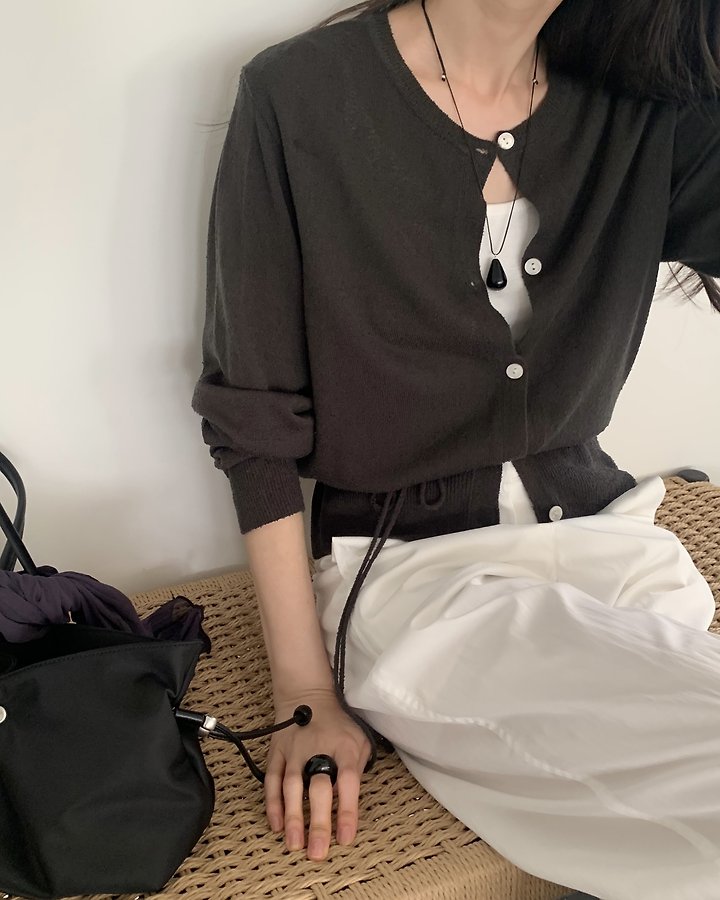 Something Else - Korean Women Fashion - #womensfashion - Tory Bouclé Summer Cardigan - 9