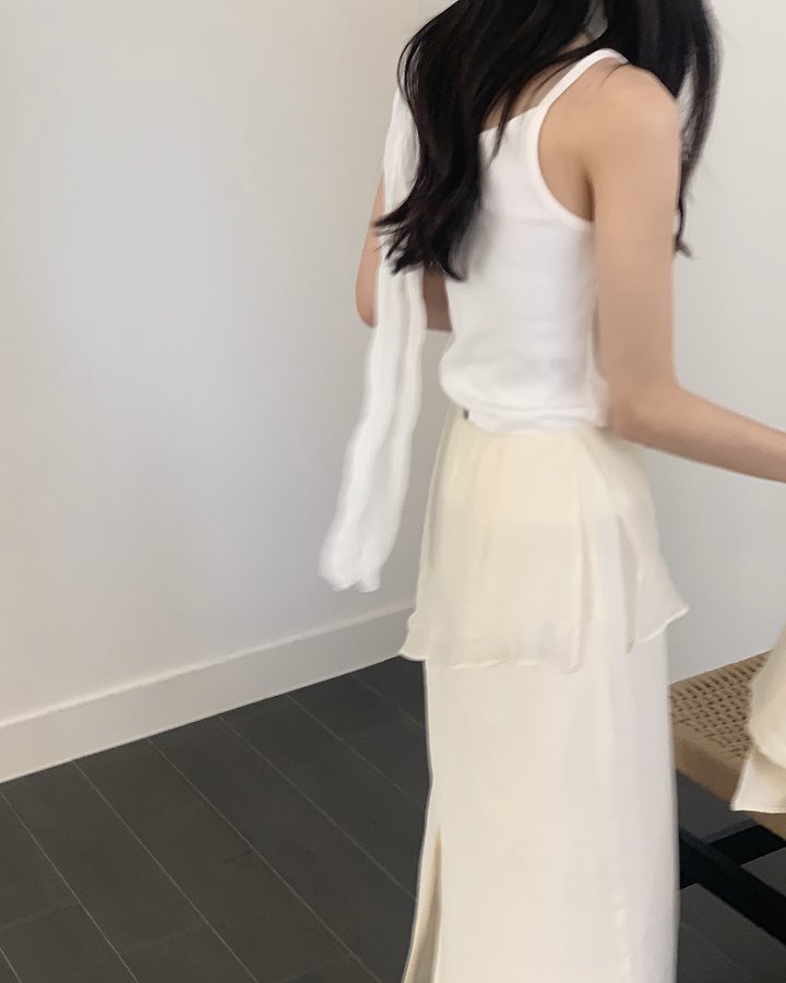 Something Else - Korean Women Fashion - #womensfashion - Flow Pleated Scarf - 5