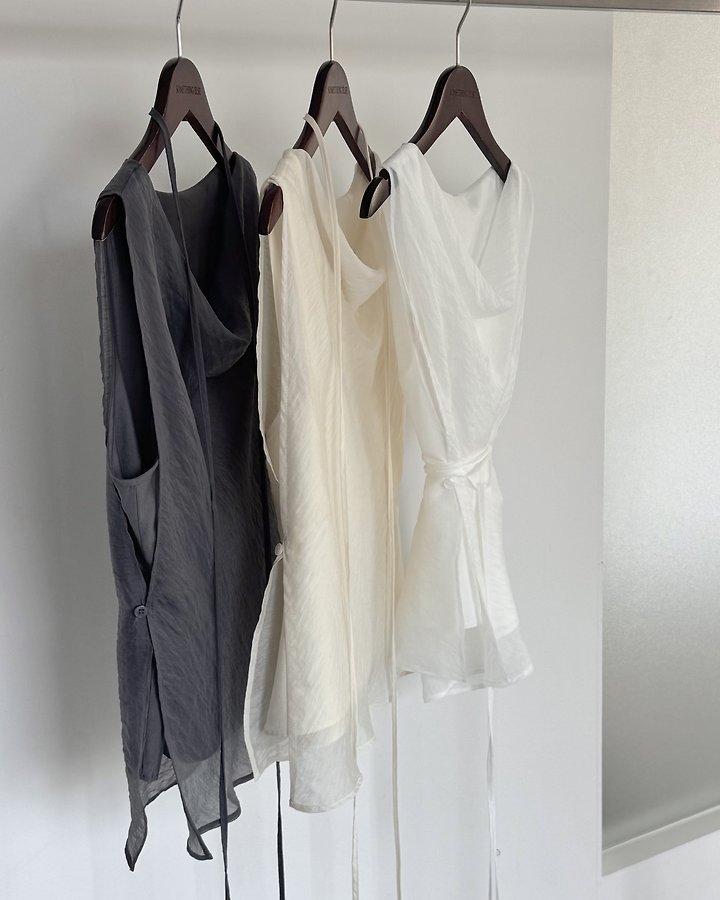 Something Else - Korean Women Fashion - #womensfashion - Howell Double Layer Sleeveless Blouse - 6