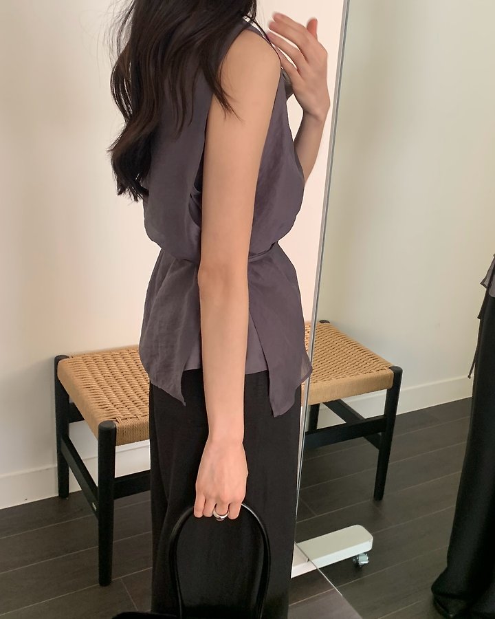 Something Else - Korean Women Fashion - #womensfashion - Howell Double Layer Sleeveless Blouse - 8