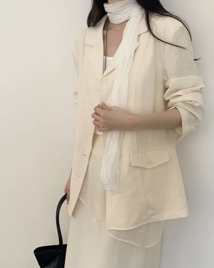 Something Else - Korean Women Fashion - #womensfashion - Ribe Summer Nylon Jacket - 5