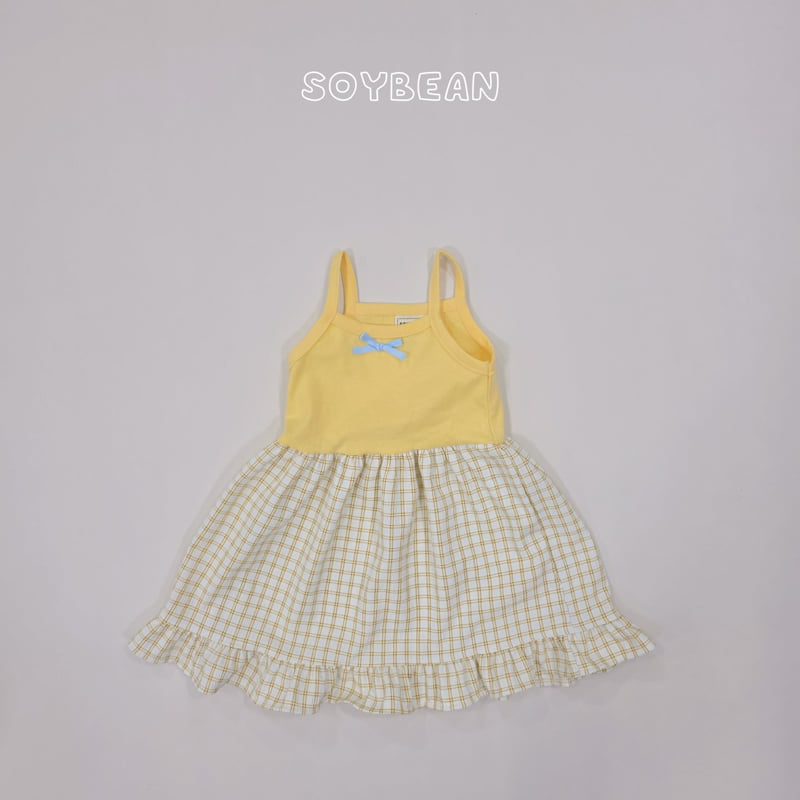 Soybean - Korean Children Fashion - #Kfashion4kids - Frill Ribbon Sleeveless One-piece - 12