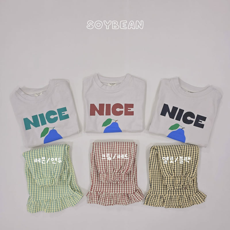 Soybean - Korean Children Fashion - #Kfashion4kids - Nice Check Set - 9
