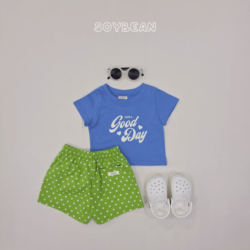 Soybean - Korean Children Fashion - #Kfashion4kids - Good Day Semi-Crop Tee - 8