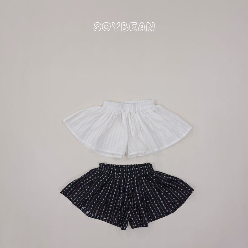 Soybean - Korean Children Fashion - #Kfashion4kids - Embroidered Skirt Pants
