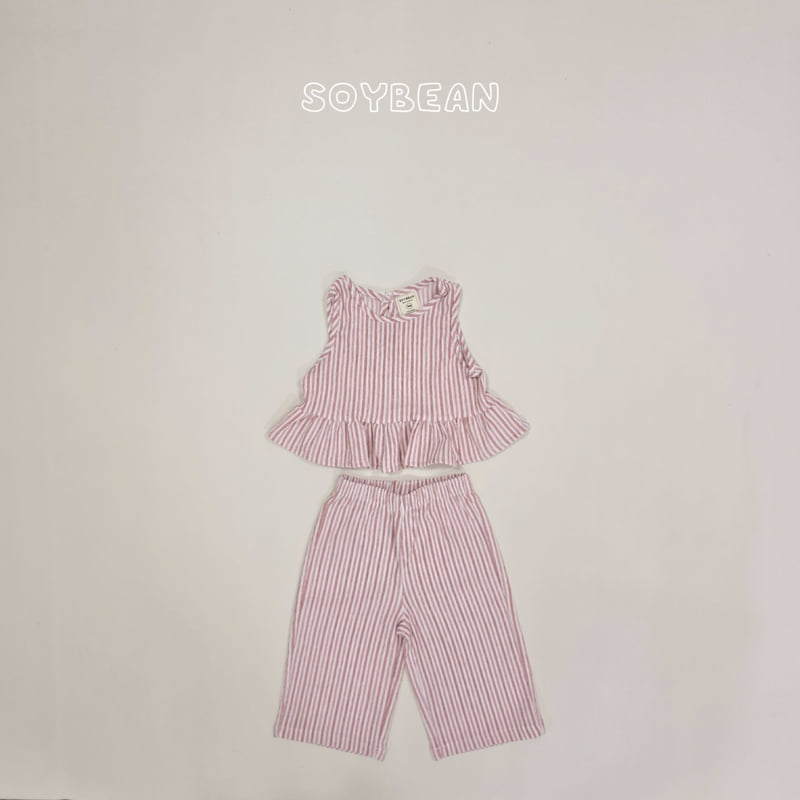 Soybean - Korean Children Fashion - #Kfashion4kids - Cool Stripe Frill Set - 11