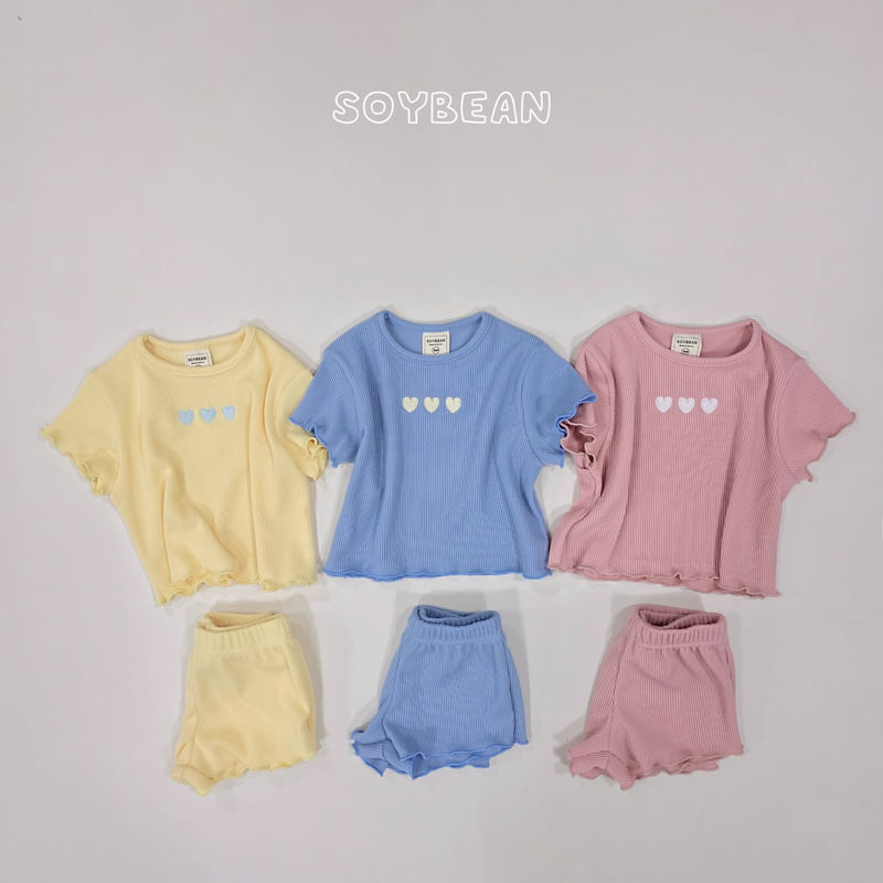 Soybean - Korean Children Fashion - #Kfashion4kids - Heart Flutter Set - 10