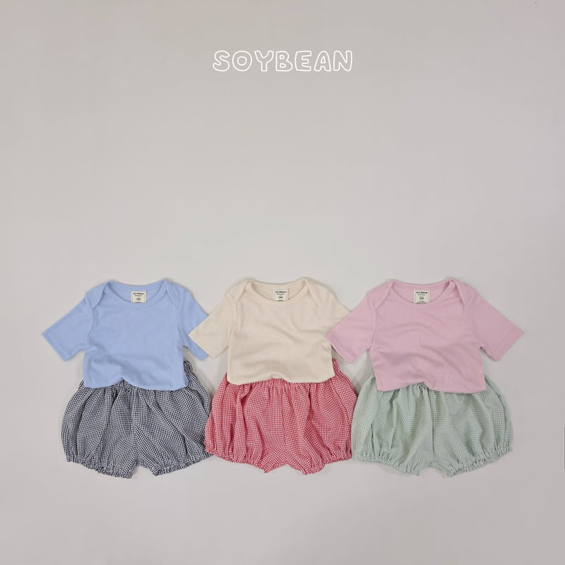 Soybean - Korean Children Fashion - #Kfashion4kids - Pumpkin Check Set
