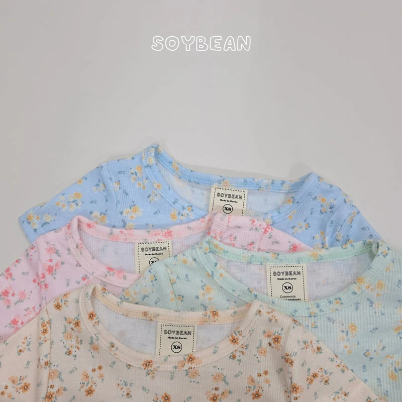Soybean - Korean Children Fashion - #Kfashion4kids - Summer Flower Pajama Set - 7