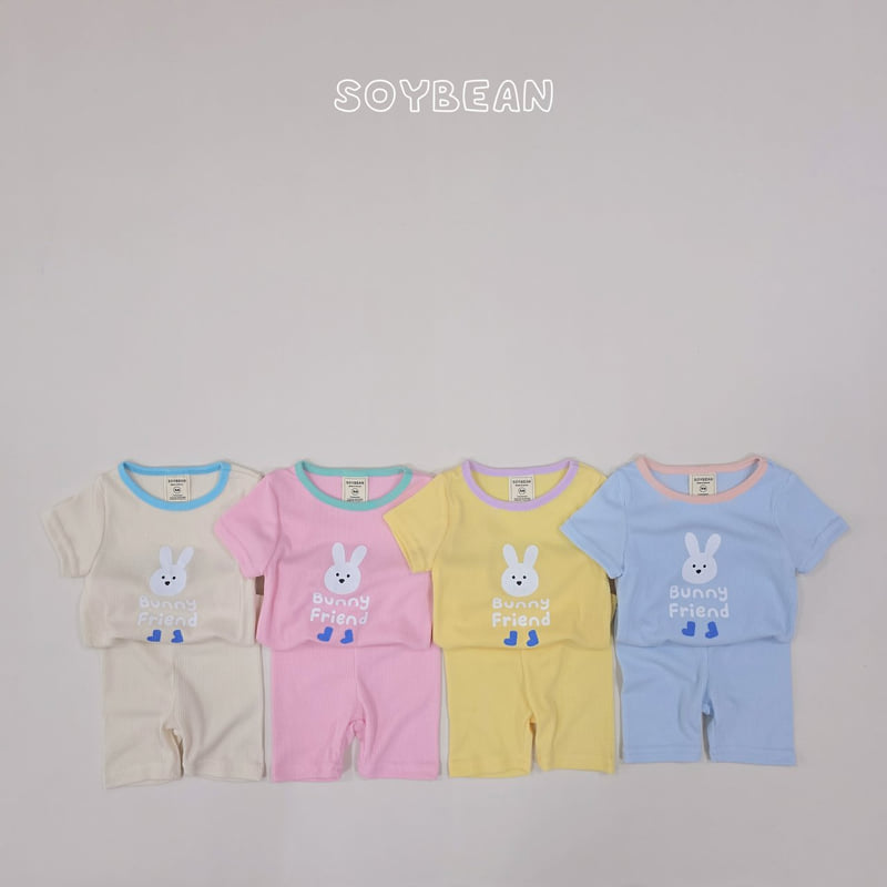 Soybean - Korean Children Fashion - #childofig - Bunny Friends Pajama Set