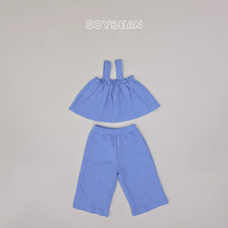Soybean - Korean Children Fashion - #childofig - Frill Top Wide Pants Set - 11