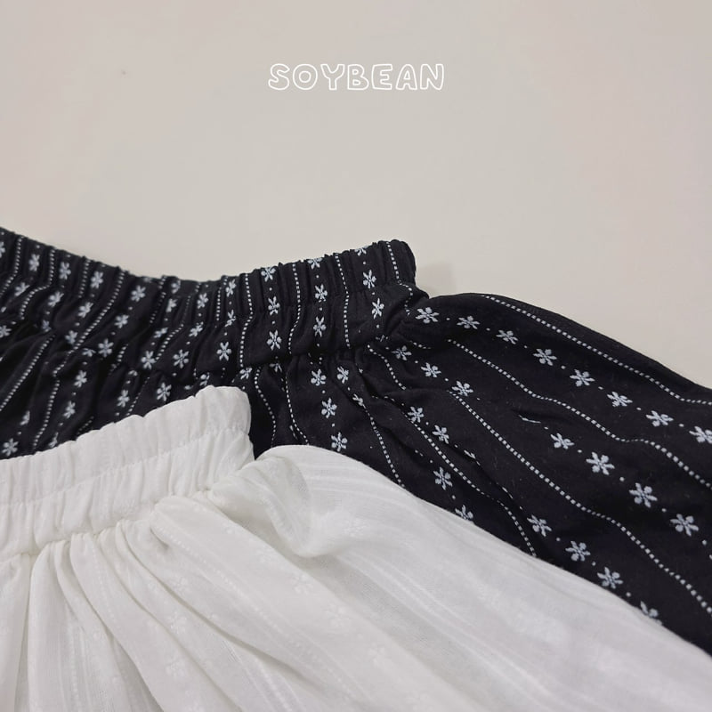 Soybean - Korean Children Fashion - #childofig - Embroidered Skirt Pants - 9