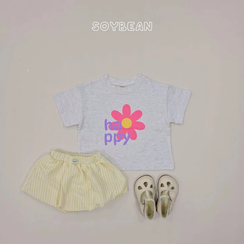 Soybean - Korean Children Fashion - #childofig - Happy Flower Tee - 8