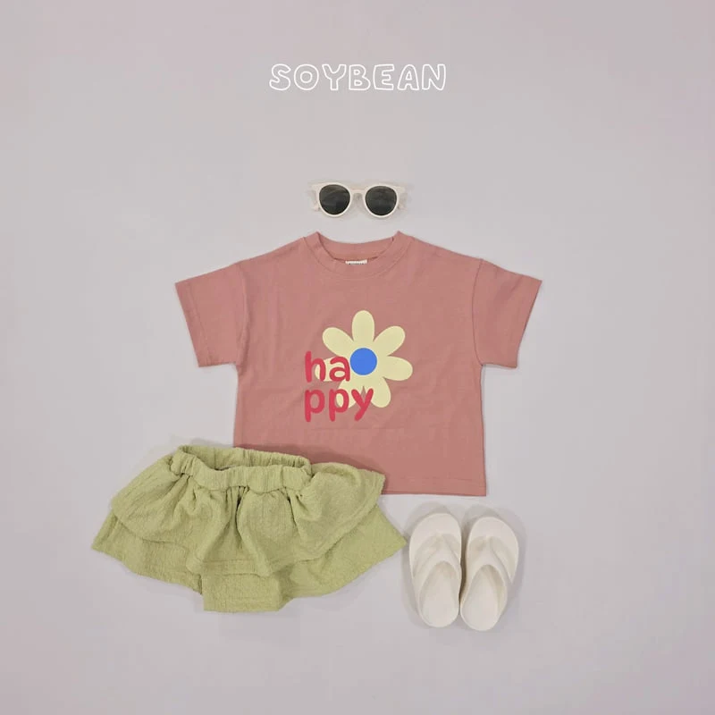 Soybean - Korean Children Fashion - #childofig - Happy Flower Tee - 9