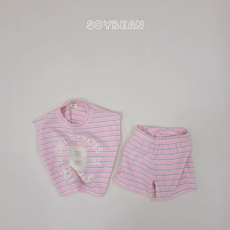 Soybean - Korean Children Fashion - #childofig - Boston Stripe Set - 7
