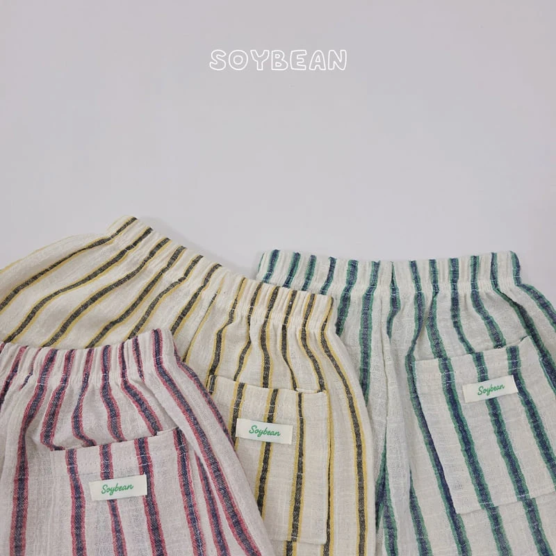 Soybean - Korean Children Fashion - #childrensboutique - Linen Curve Travel Pants - 12