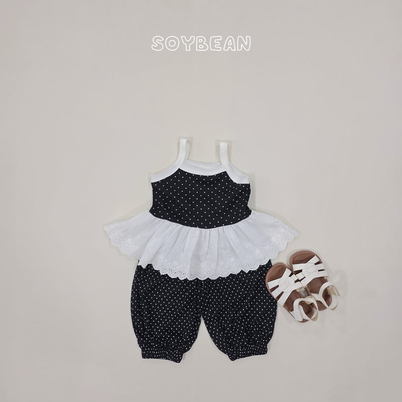 Soybean - Korean Children Fashion - #childrensboutique - Polka Dot Balloon Pants - 6