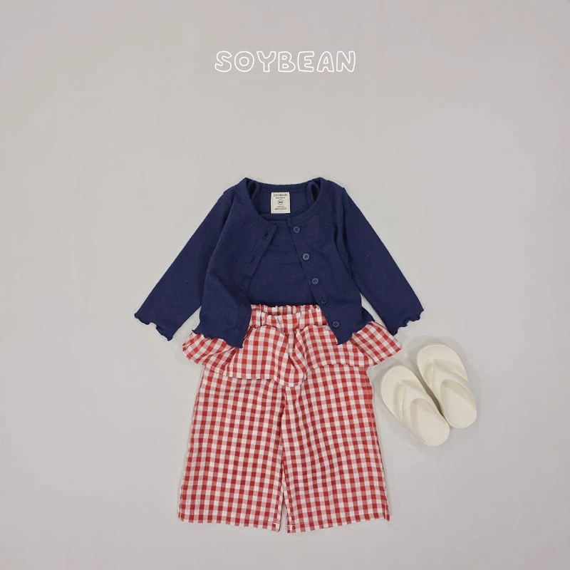 Soybean - Korean Children Fashion - #childrensboutique - Check Layered Pants - 5