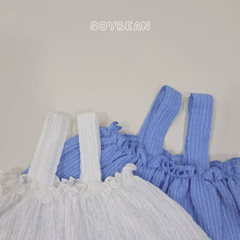 Soybean - Korean Children Fashion - #childrensboutique - Frill Top Wide Pants Set - 12