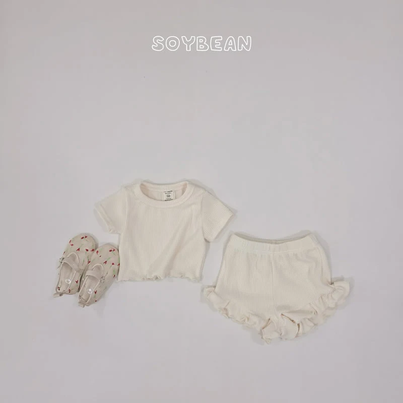 Soybean - Korean Children Fashion - #childrensboutique - Fresh Frill Set - 11