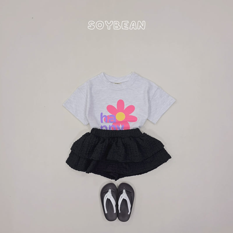 Soybean - Korean Children Fashion - #childrensboutique - Happy Flower Tee - 10