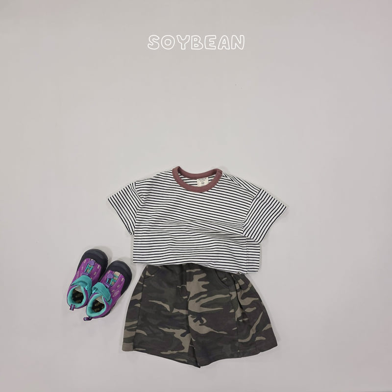 Soybean - Korean Children Fashion - #childofig - Camo Bermuda Pants - 4