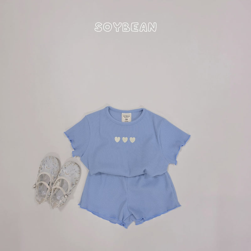 Soybean - Korean Children Fashion - #childrensboutique - Heart Flutter Set - 4