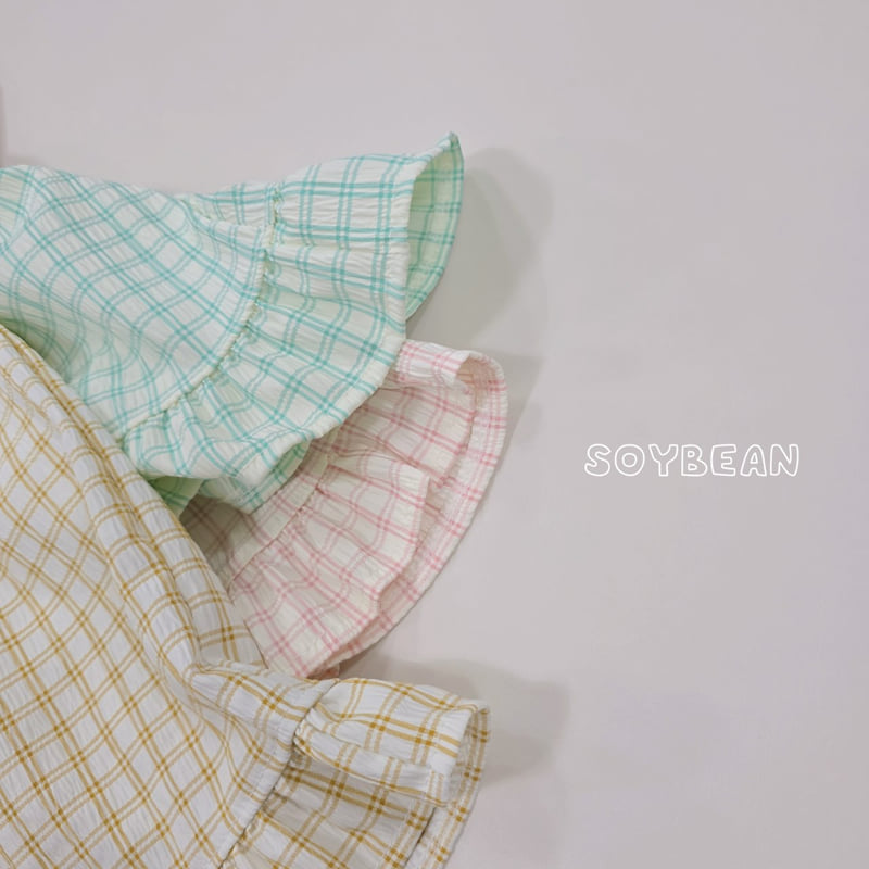 Soybean - Korean Children Fashion - #discoveringself - Frill Ribbon Sleeveless One-piece - 7