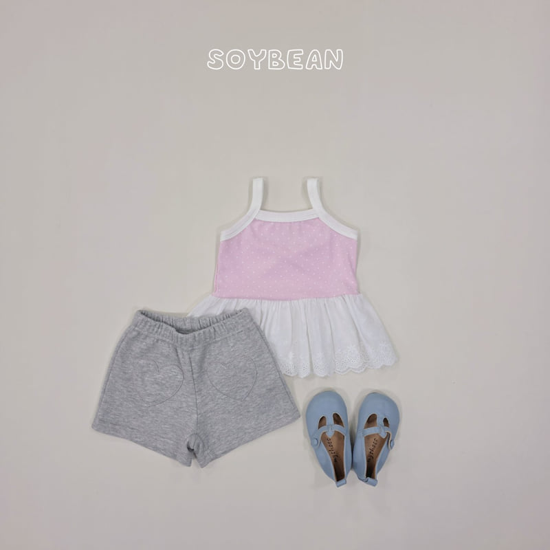 Soybean - Korean Children Fashion - #discoveringself - Strap Dot Frill Tee - 6