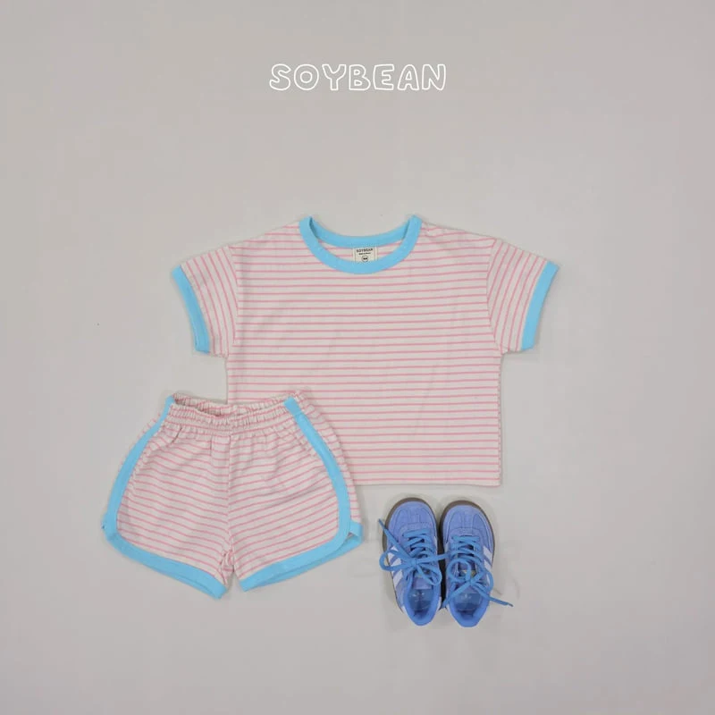 Soybean - Korean Children Fashion - #discoveringself - Ringer Stripe Set - 10