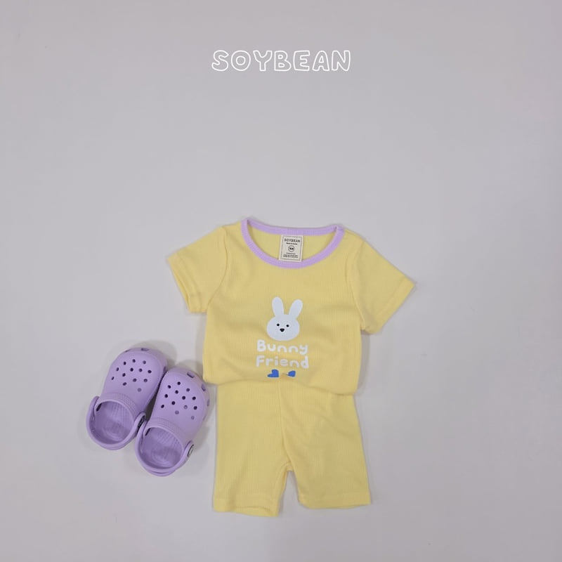 Soybean - Korean Children Fashion - #designkidswear - Bunny Friends Pajama Set - 4