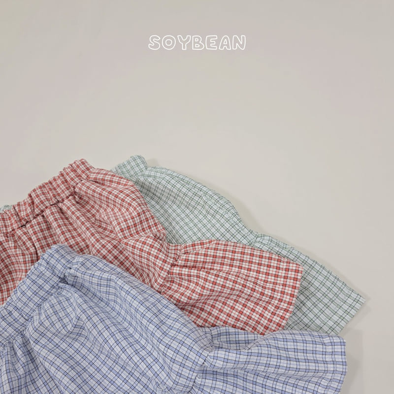 Soybean - Korean Children Fashion - #discoveringself - Check Skirt Sleeveless Set - 10