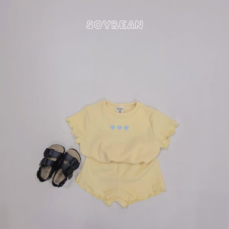 Soybean - Korean Children Fashion - #discoveringself - Heart Flutter Set - 5