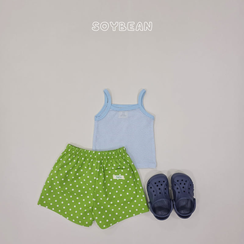 Soybean - Korean Children Fashion - #discoveringself - Striped Strap Sleeveless Top - 7