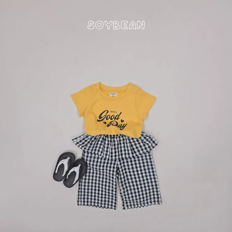 Soybean - Korean Children Fashion - #fashionkids - Check Layered Pants - 8