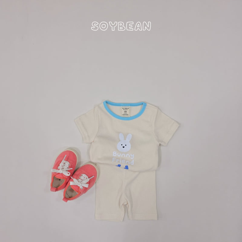 Soybean - Korean Children Fashion - #fashionkids - Bunny Friends Pajama Set - 5