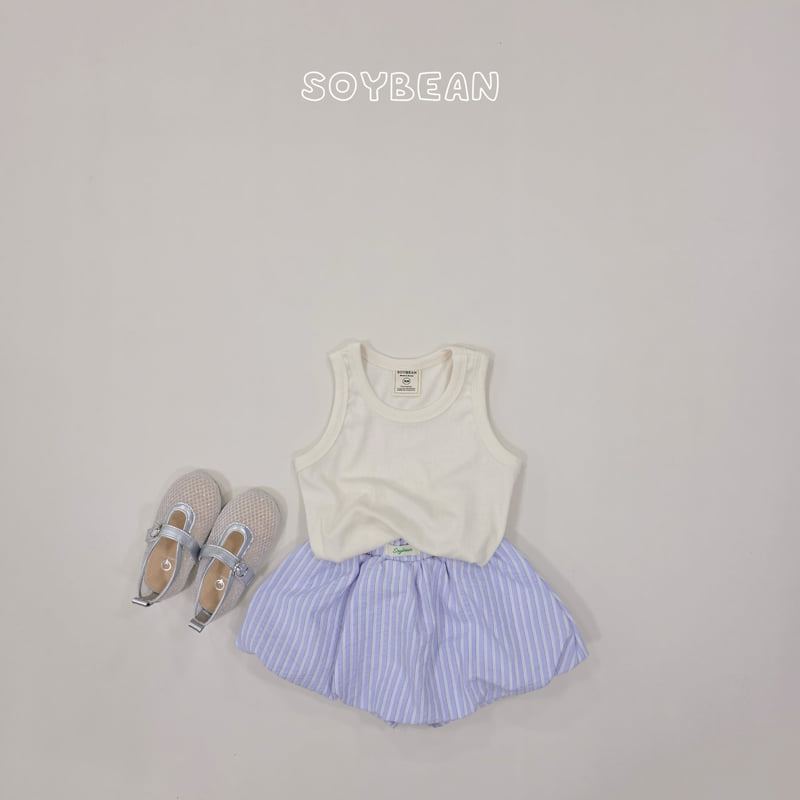 Soybean - Korean Children Fashion - #fashionkids - Summer Ribbed Sleeveless Top - 3