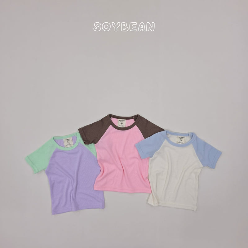 Soybean - Korean Children Fashion - #fashionkids - Slim Raglan Tee