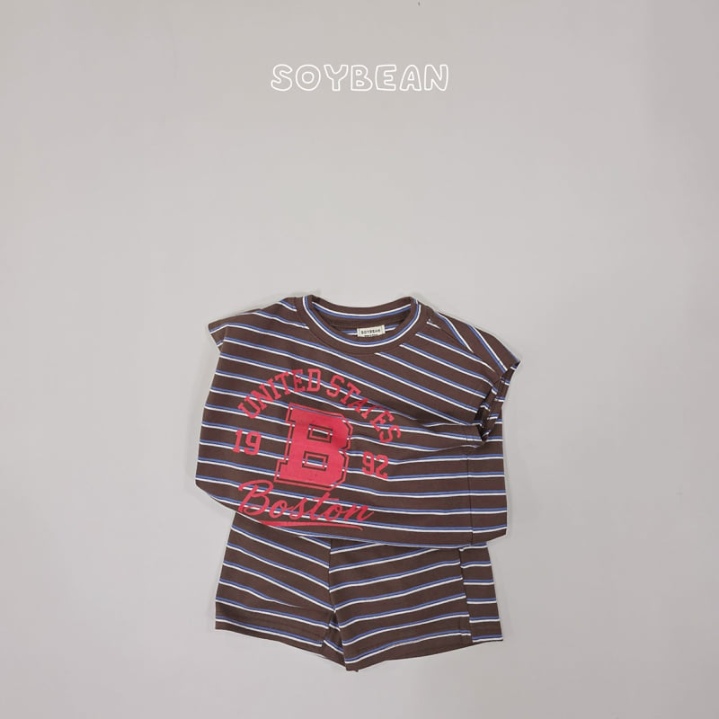 Soybean - Korean Children Fashion - #fashionkids - Boston Stripe Set - 11