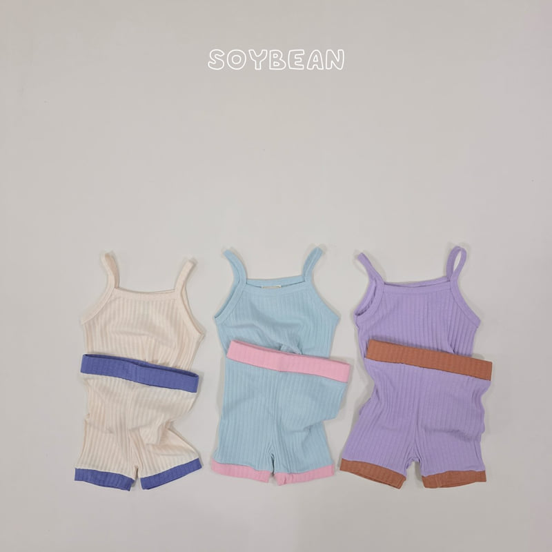 Soybean - Korean Children Fashion - #fashionkids - Color Block Set