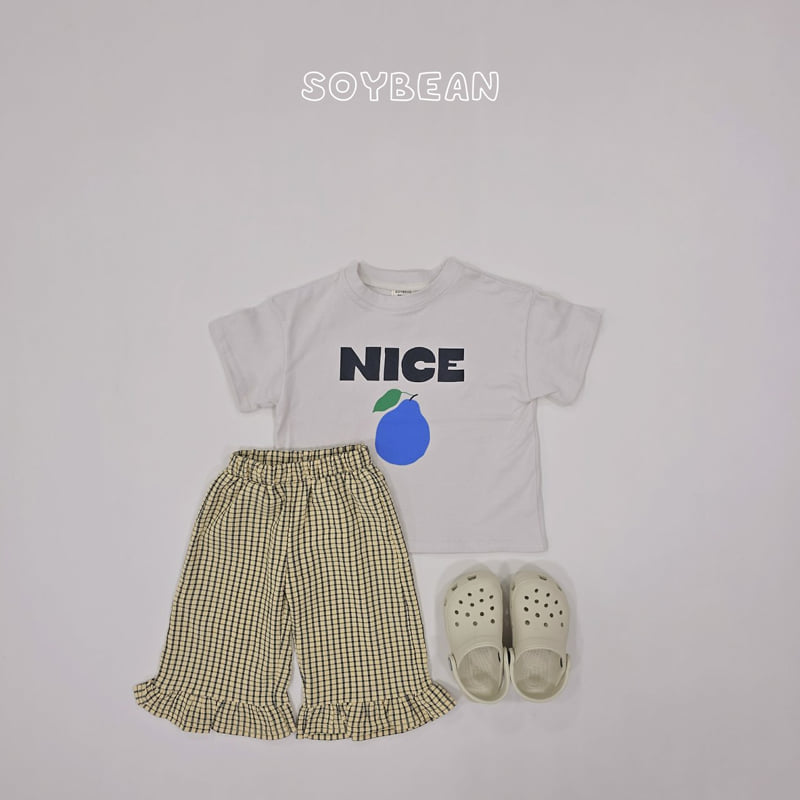 Soybean - Korean Children Fashion - #kidsshorts - Nice Check Set - 6