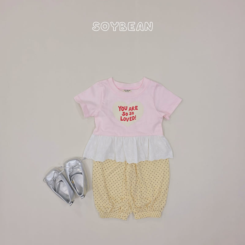 Soybean - Korean Children Fashion - #kidsshorts - Polka Dot Balloon Pants - 10