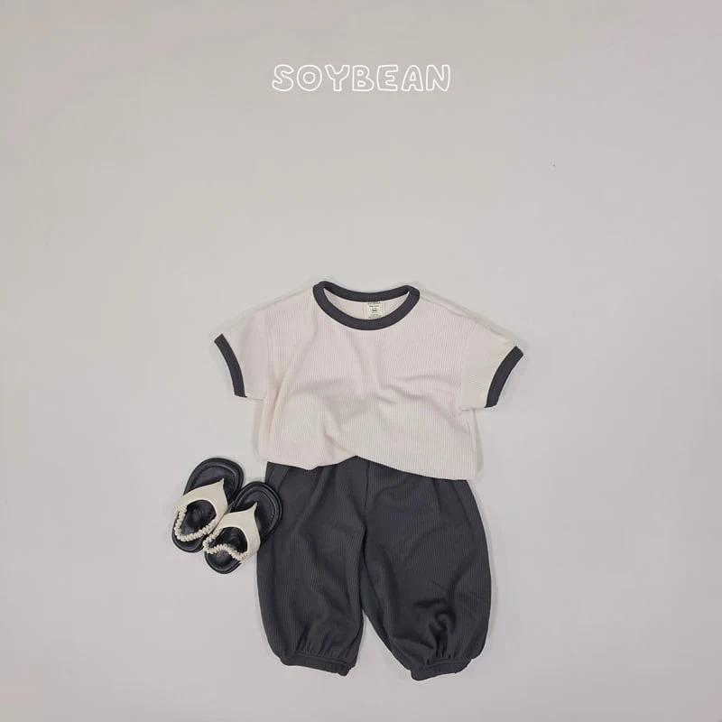 Soybean - Korean Children Fashion - #kidsshorts - Ringer Balloon Fit Set - 6