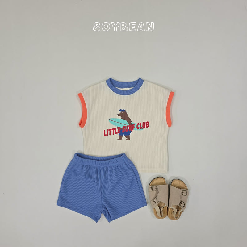 Soybean - Korean Children Fashion - #kidsshorts - Surf Club Set - 7