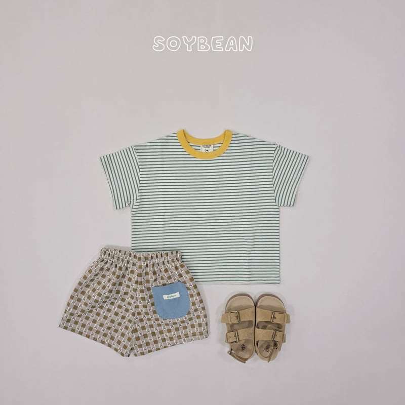 Soybean - Korean Children Fashion - #kidsshorts - Captain Striped Tee - 9