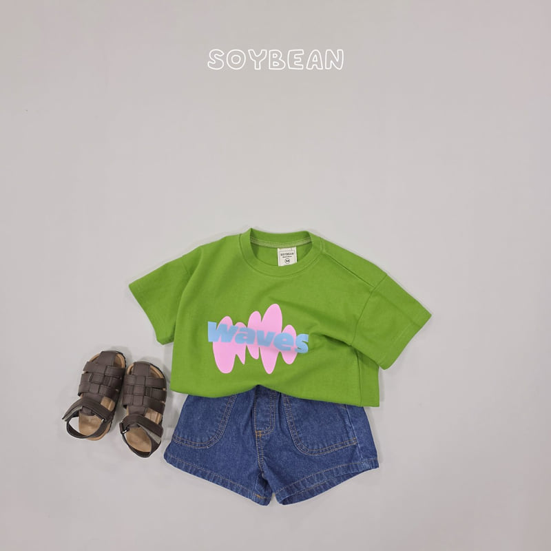 Soybean - Korean Children Fashion - #kidsshorts - Wave Box Tee - 3