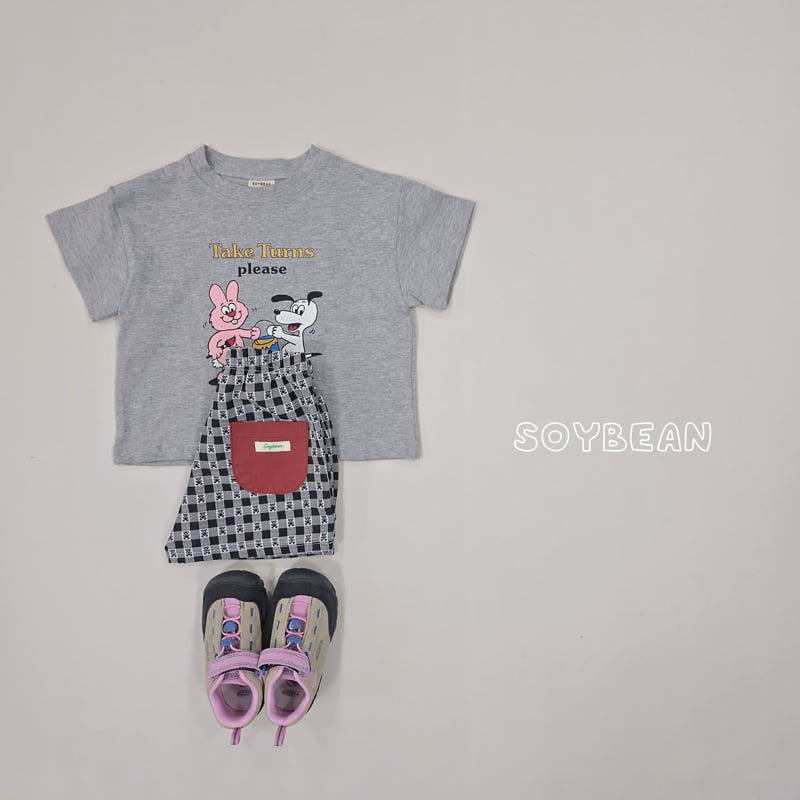 Soybean - Korean Children Fashion - #kidsshorts - Check Bear Shorts - 10